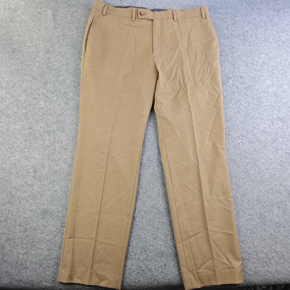 Lauren Ralph Lauren High Performance Wool Dress Pants Mens 36x30 Khaki Stretch
